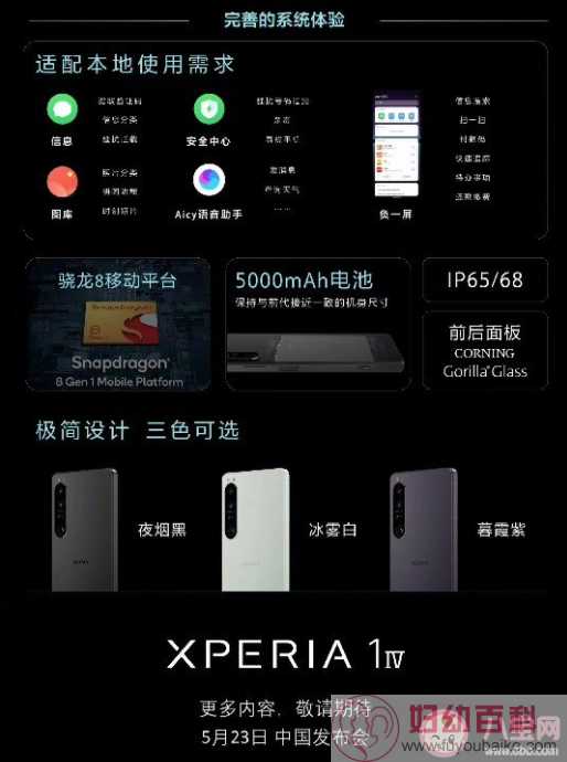 索尼Xperia 1 IV详细参数配置 索尼Xperia 1 IV主要升级了哪些功能
